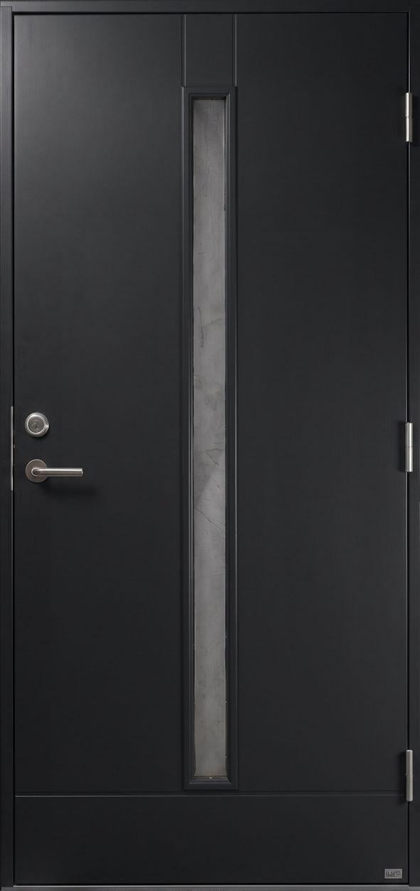 YTTERDØR COLLECTION V25G DEMPET SORT S8500-N