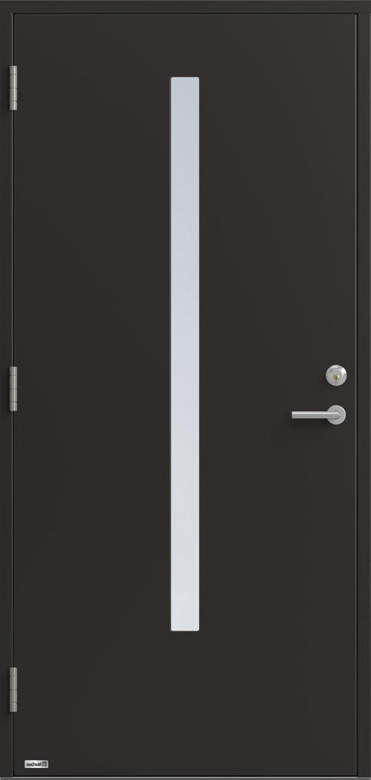 NORDAN SIRIUS 863G RAL 9005 VENSTRE HENGSLET MED ID LOCK
