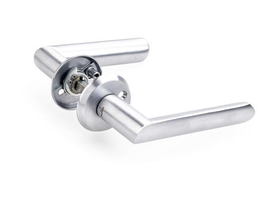 Habo dørhåndtak ytterdør New York børstet krom